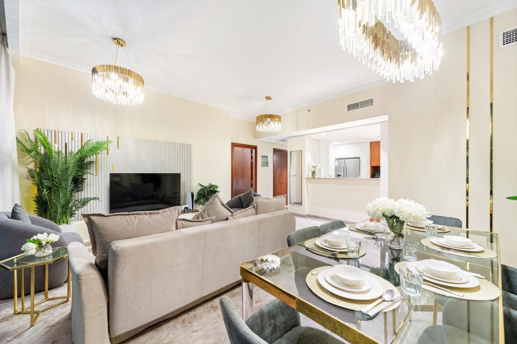 First Class 2Br With Full Dubai Skyline & Sea View المظهر الخارجي الصورة