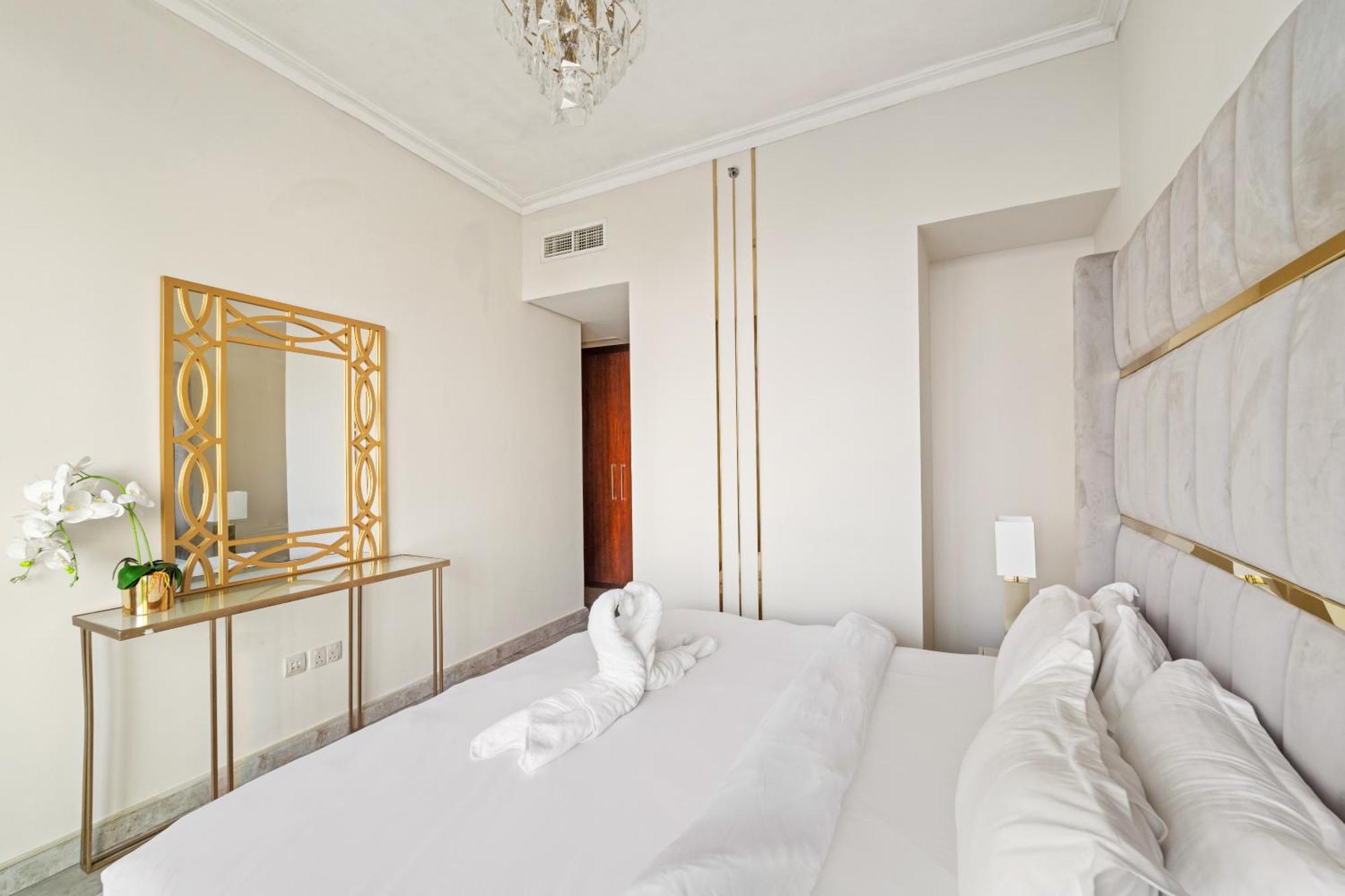 First Class 2Br With Full Dubai Skyline & Sea View المظهر الخارجي الصورة