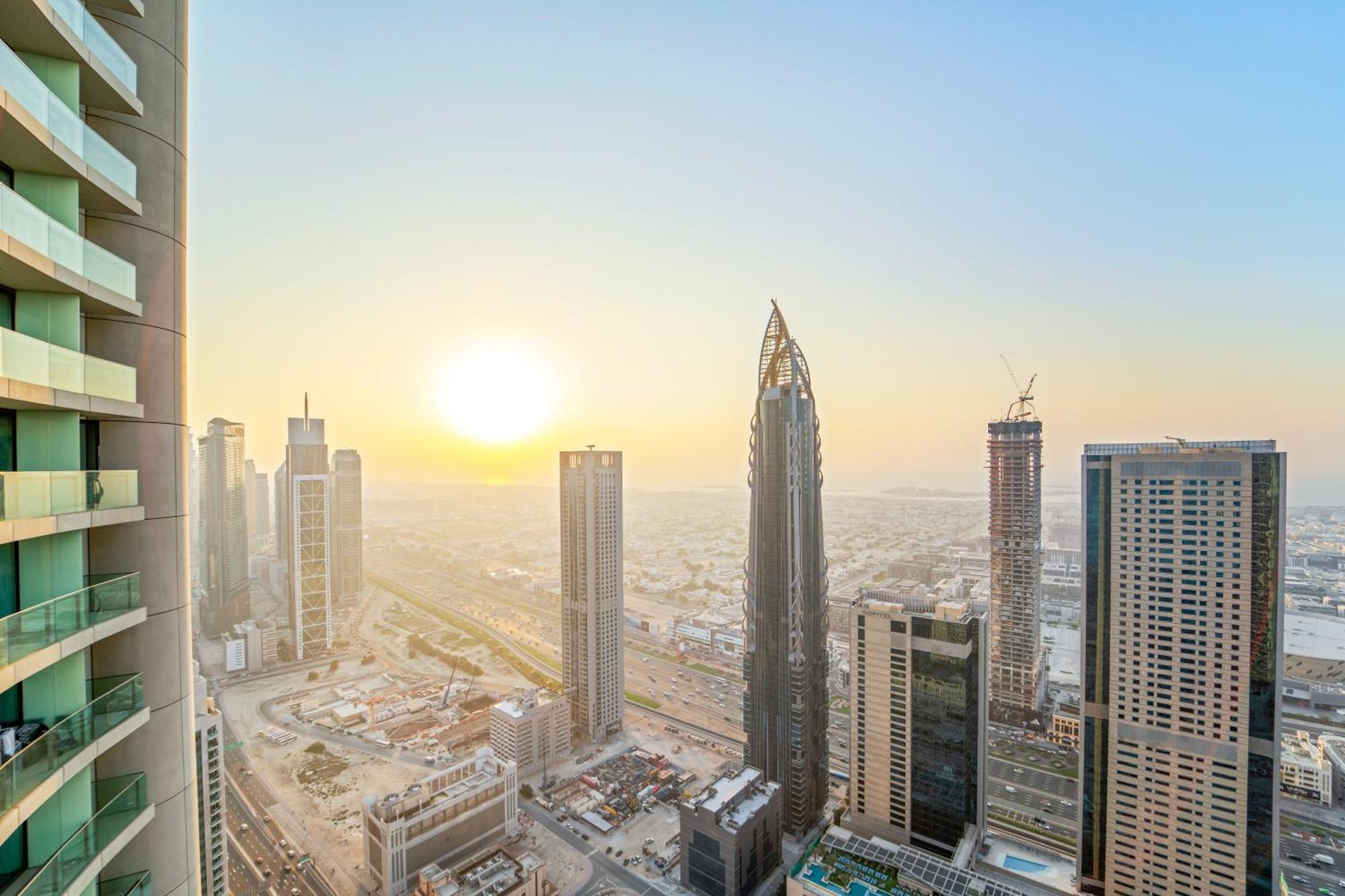 First Class 2Br With Full Dubai Skyline & Sea View المظهر الخارجي الصورة
