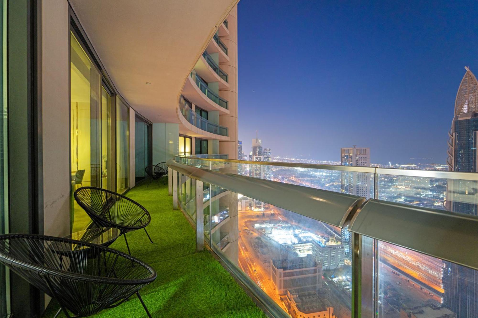 First Class 2Br With Full Dubai Skyline & Sea View المظهر الخارجي الصورة