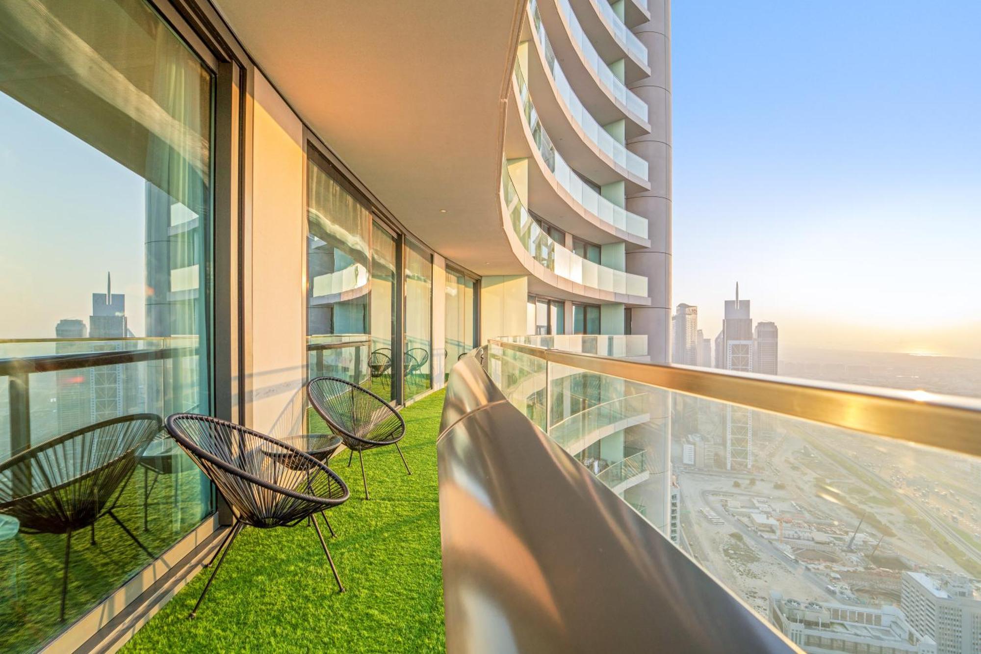 First Class 2Br With Full Dubai Skyline & Sea View المظهر الخارجي الصورة
