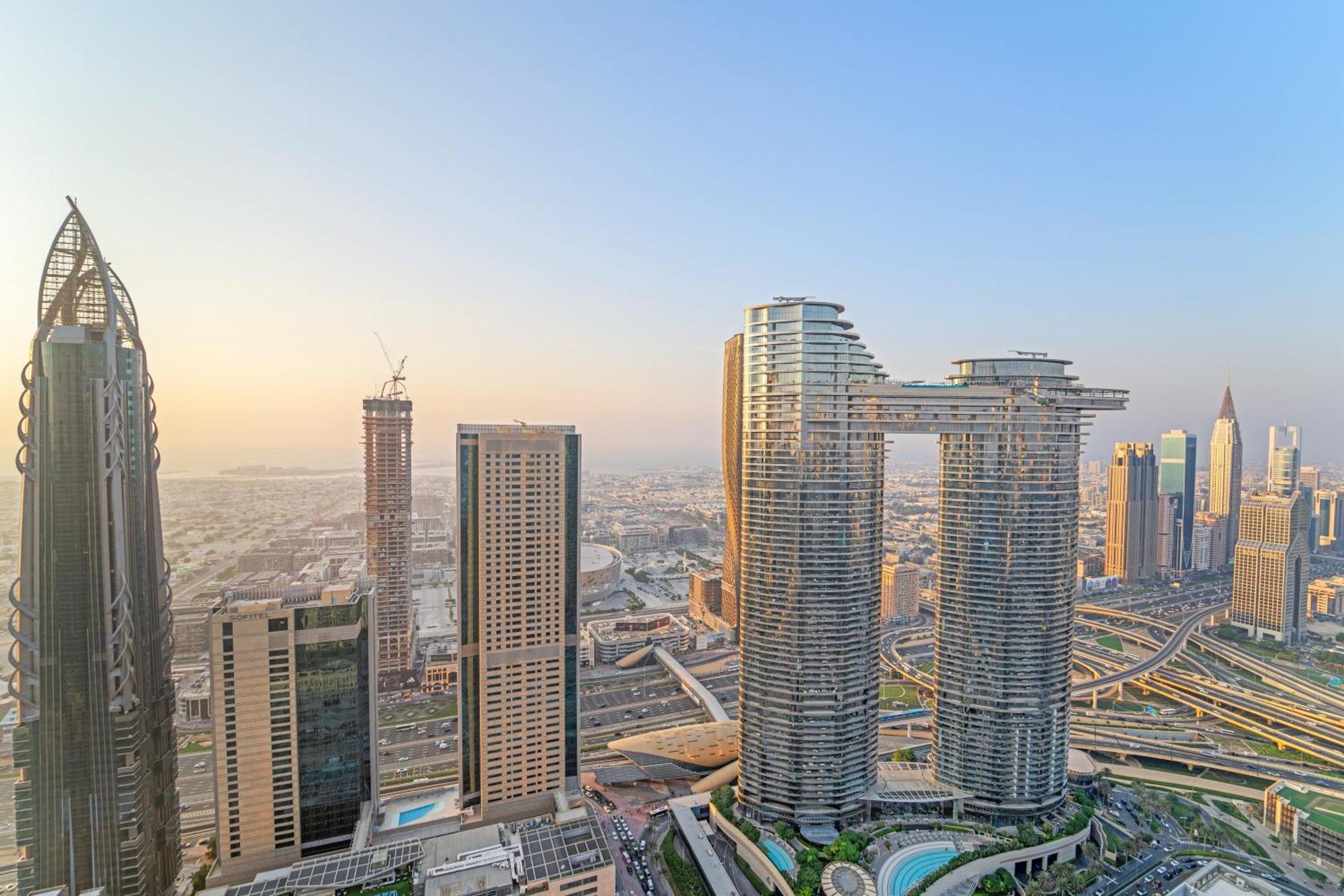 First Class 2Br With Full Dubai Skyline & Sea View المظهر الخارجي الصورة