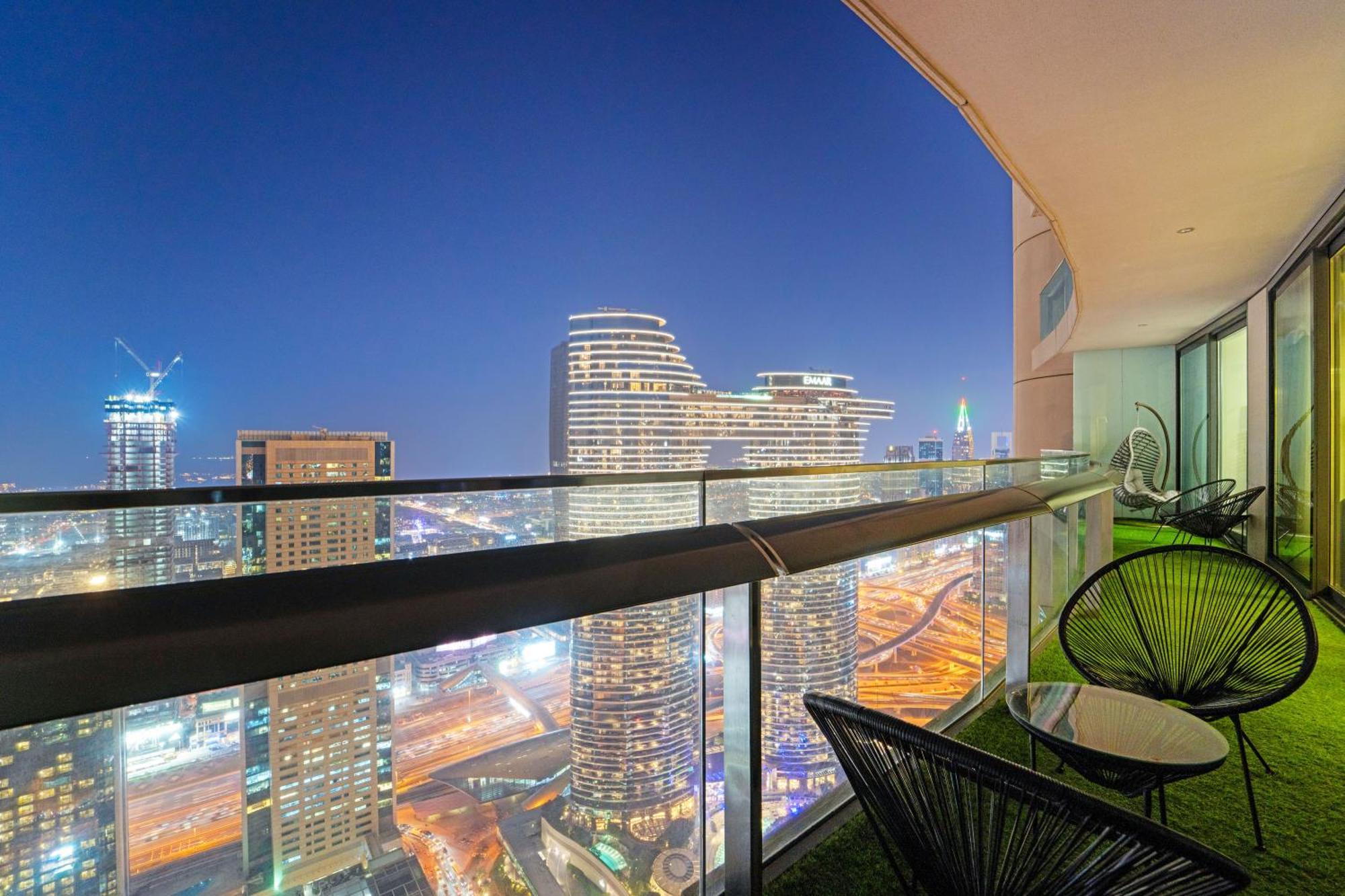 First Class 2Br With Full Dubai Skyline & Sea View المظهر الخارجي الصورة