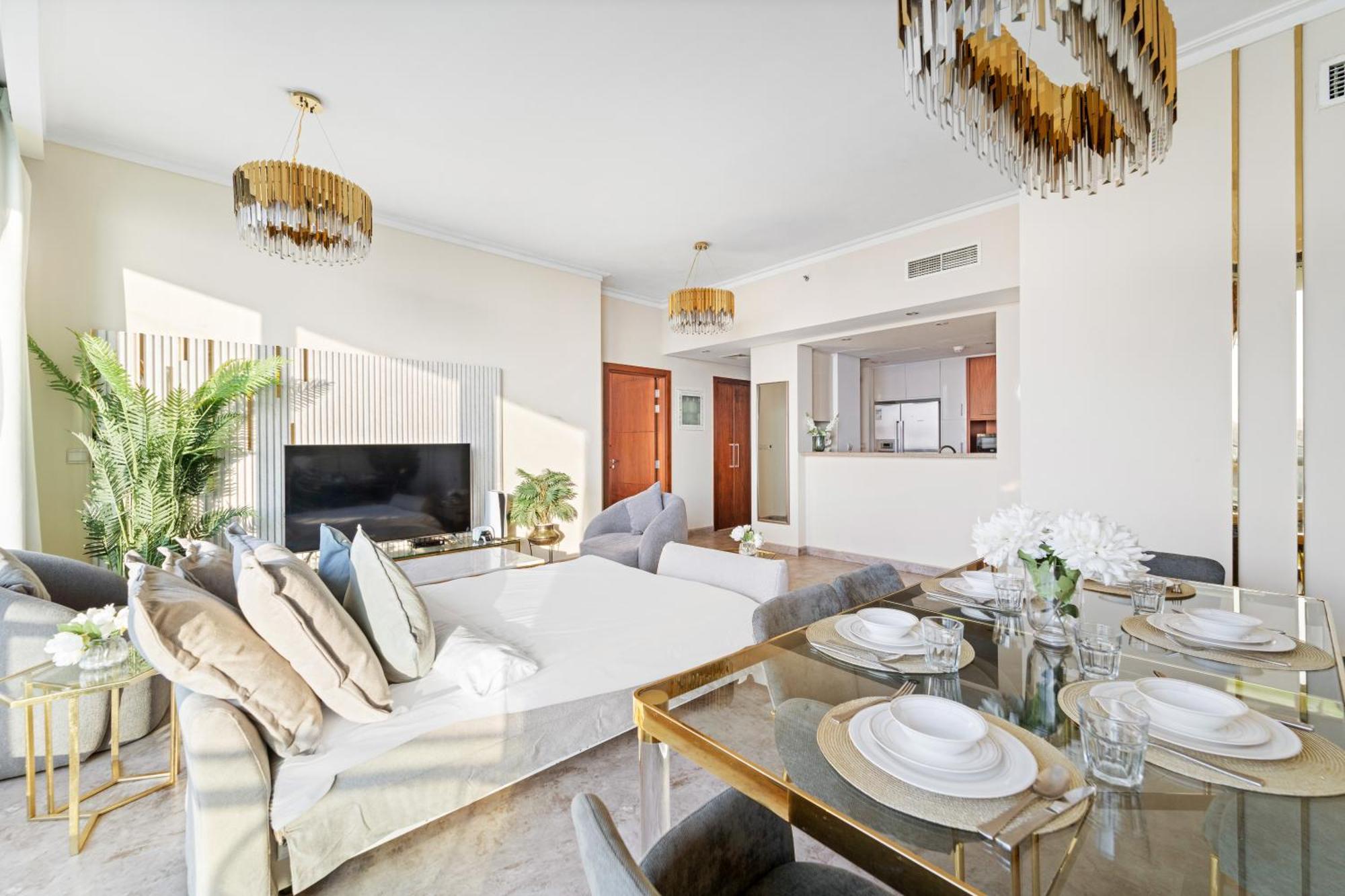 First Class 2Br With Full Dubai Skyline & Sea View المظهر الخارجي الصورة